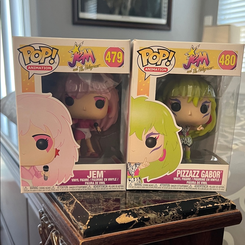 NIB Jem and PizzazzFunko Pop Figures